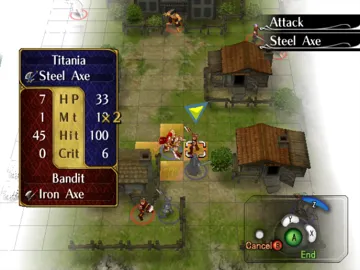 Fire Emblem - Path of Radiance screen shot game playing